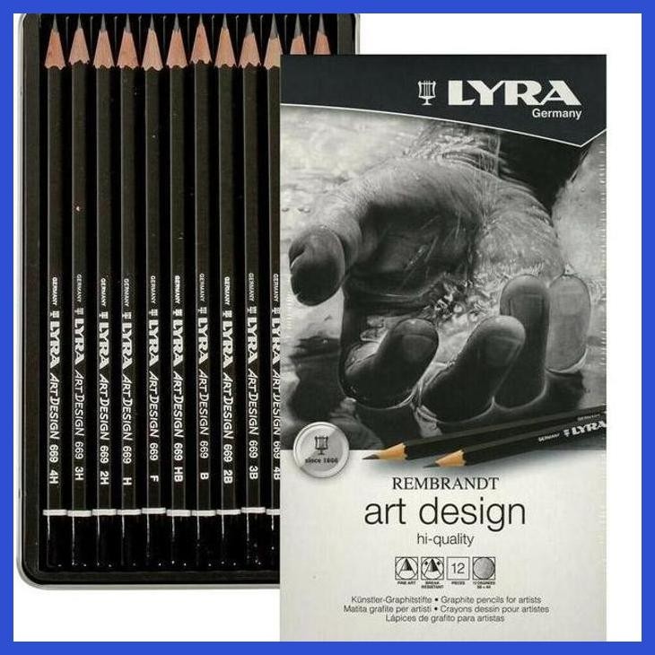 

( SEKOLAH / LUKIS ) DISCOUNT LYRA REMBRANDT ART DESIGN 12 COLOUR TIN BOX (SENI / MENGGAMBAR / ART / KERAJINAN ) SIAP KIRIM