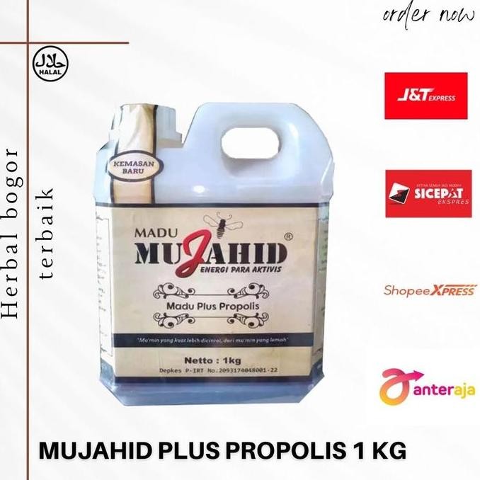 

NEW Madu Mujahid Hutan Plus Propolis 1kg READY