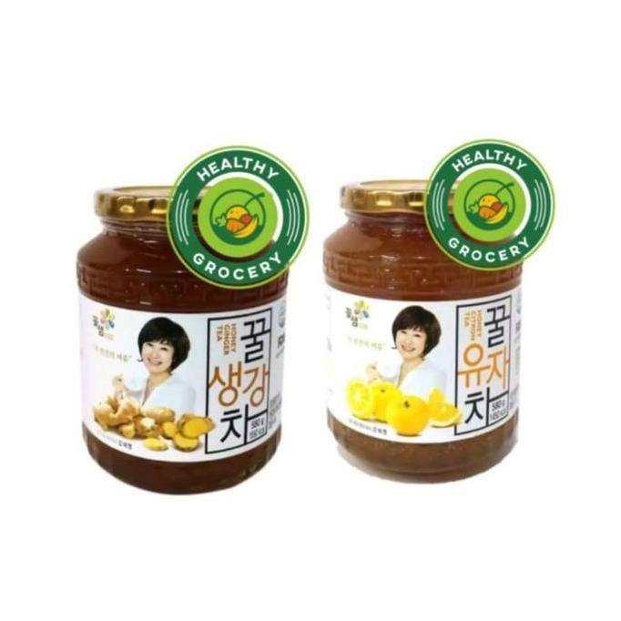 

NEW Kkoh Shaem Honey Citron Tea 580gr Teh korea / Kkoh Shaem Honey Ginger Tea 580gr READY