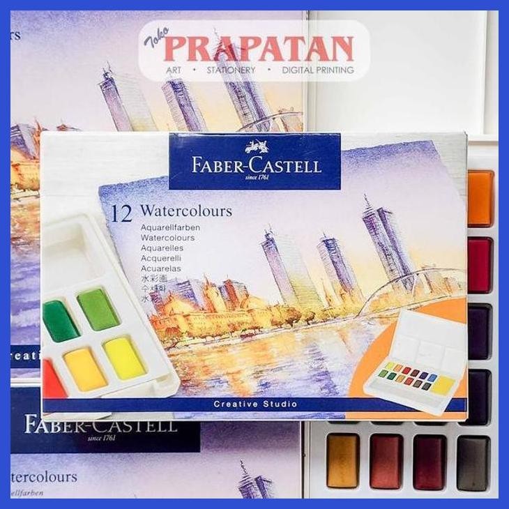 

( SEKOLAH / LUKIS ) READY FABER CASTELL WATERCOLOR SET BLOCK | CAT AIR SET | CREATIVE STUDIO (SENI / MENGGAMBAR / ART / KERAJINAN ) PRIVASI AMAN