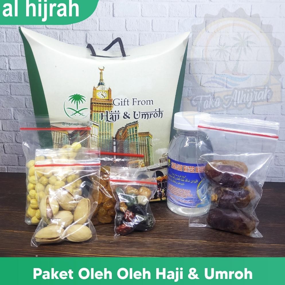 

Paket oleh2 haji /umroh 5macam + peperbag kecil
