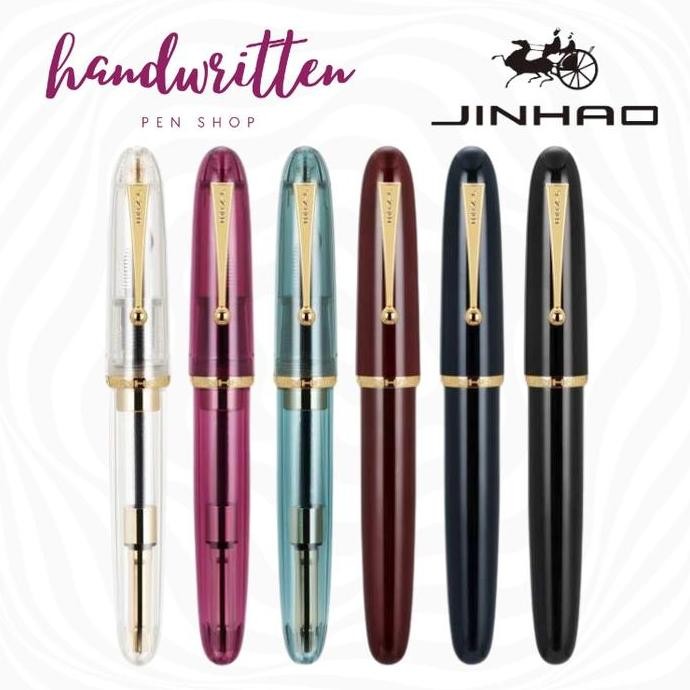 

TERBARU - JINHAO Typ 9019 Cartridge & Converter Oversize Fountain Pen/ Pulpen Pena JINHAO 9019
