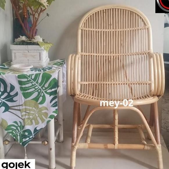 Kursi Pengki Rotan Kursi Teras Santai