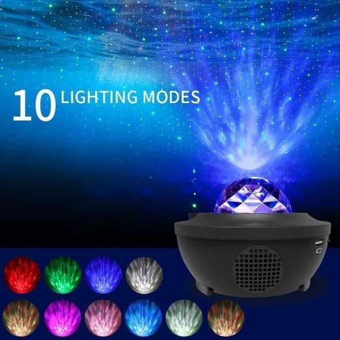 AERA LAMPU TIDUR PROYEKTOR LANGIT BINTANG | LAMPU PROYEKTOR GALAXY