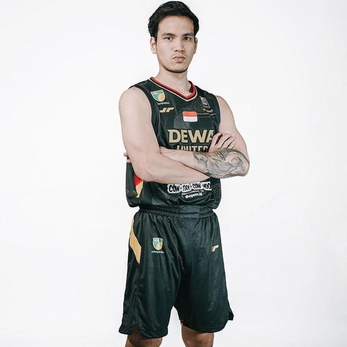 Promo Juaraga Dewa United Jersey Basket Sport - Match Home 2024 - Hitam