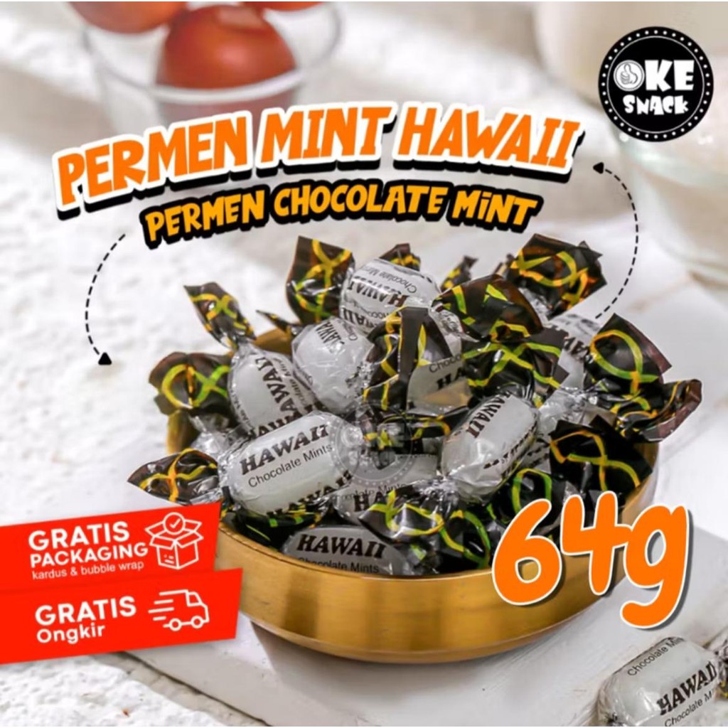 

Permen Choco Mint Hawaii CHOCOMINT HAWAII – PERMEN MINT JADUL DENGAN SENSASI COKLAT DI TENGAHNYA 64g