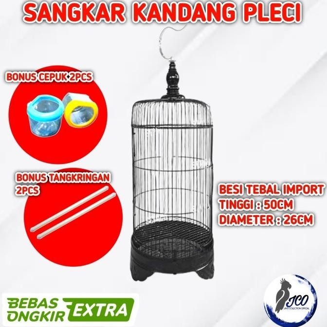 SANGKAR BESI  KANDANG BURUNG PLECI CIBLEK KANDANG PLECI HELOPET