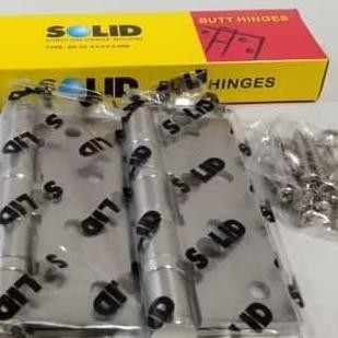 Engsel Solid 4 Inch / Engsel Pintu Solid 4 Inch / Engsel Jendela Solid