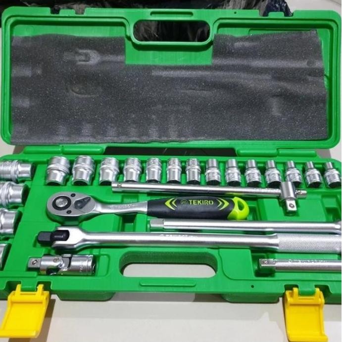 Kunci Sok Tekiro 24Pcs 8 - 32 Hand Socket Set Tekiro 24 Pcs 8-32Mm