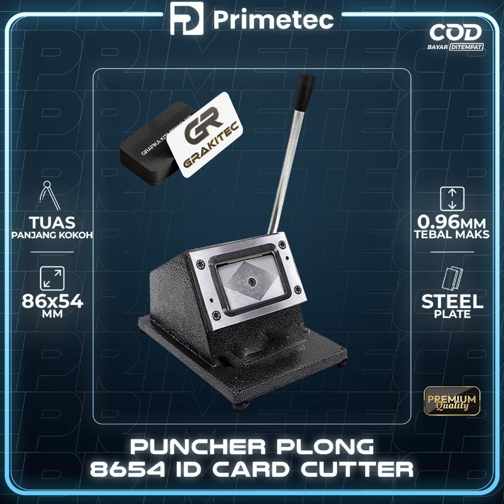 Alat Potong Id Card / Plong Id Card / Pvc Card Cutter Grakitec 8654 Cabang Jakarta Terlaris Best Qua