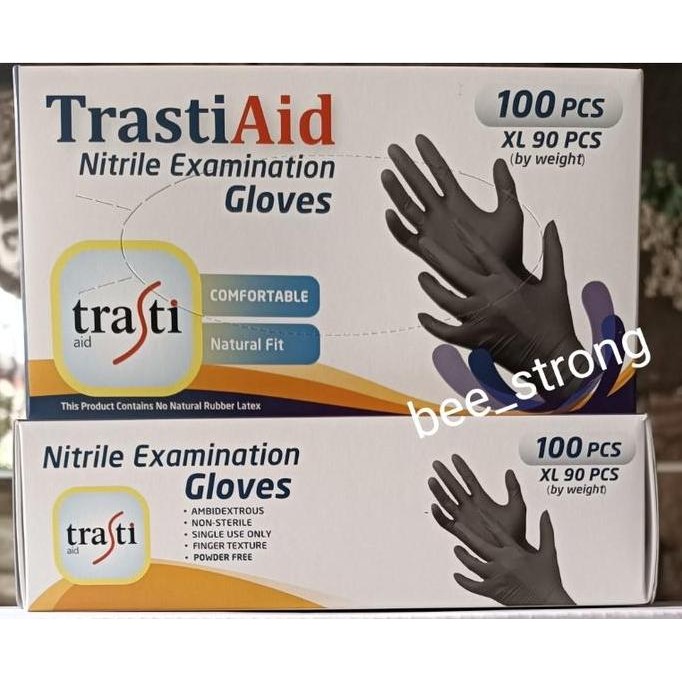 Sarung Tangan Nitrile Hitam / Nitrile Hitam Trasti TF