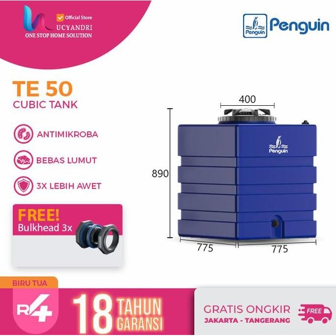 Terlaris Toren Air Penguin 450 L Tangki Air Kotak Te 50 Tandon Toren Persegi