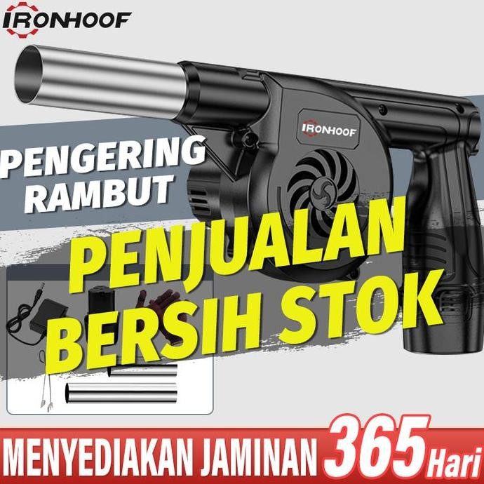 ''Terlaris" Ironhoof Kipas Bbq Portabel Untuk Luar Ruangan Set Blower Mini Bbq Blower Portabel 12V D