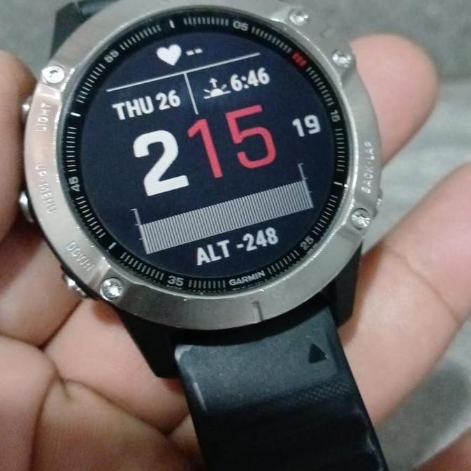 NEW SALE PROMO garmin fenix 6 silver mulus second normal PROMO TERBARU TERLARIS TERMURAH 100%