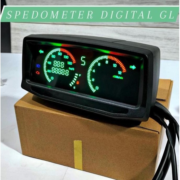SPEEDOMETER DIGITAL GL PRO MAX SPIDO FULL INDIKATOR ORIGINAL DAN TERPERCAYA