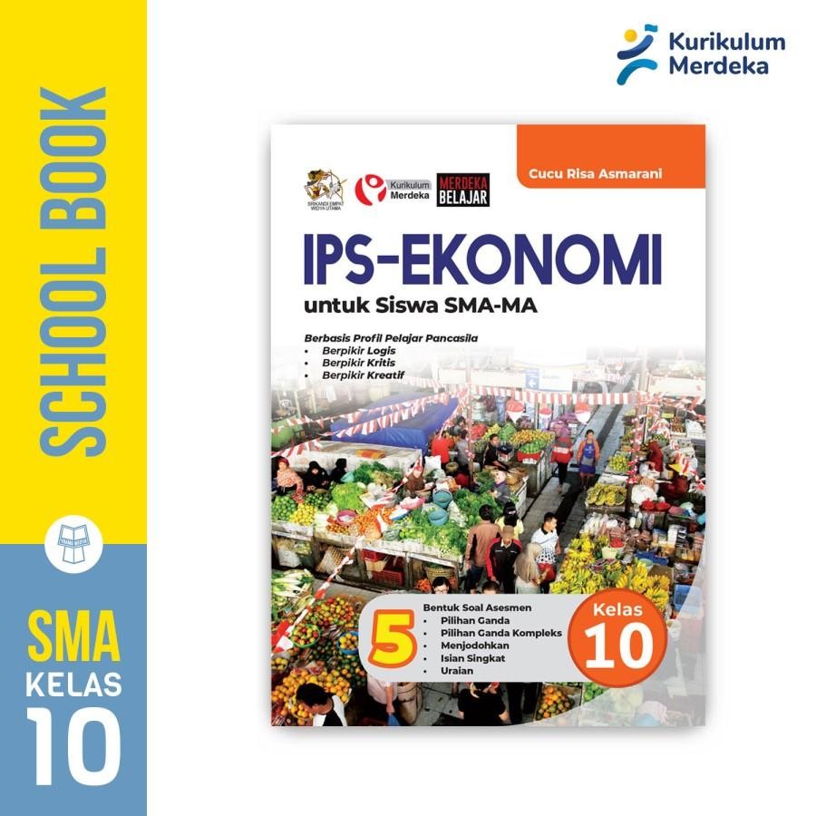 Yrama Widya - Buku Ips - Ekonomi Sma/Ma Kelas 10 (Buku Paket Kurikulum Merdeka) - Cucu Risa Terbaru 