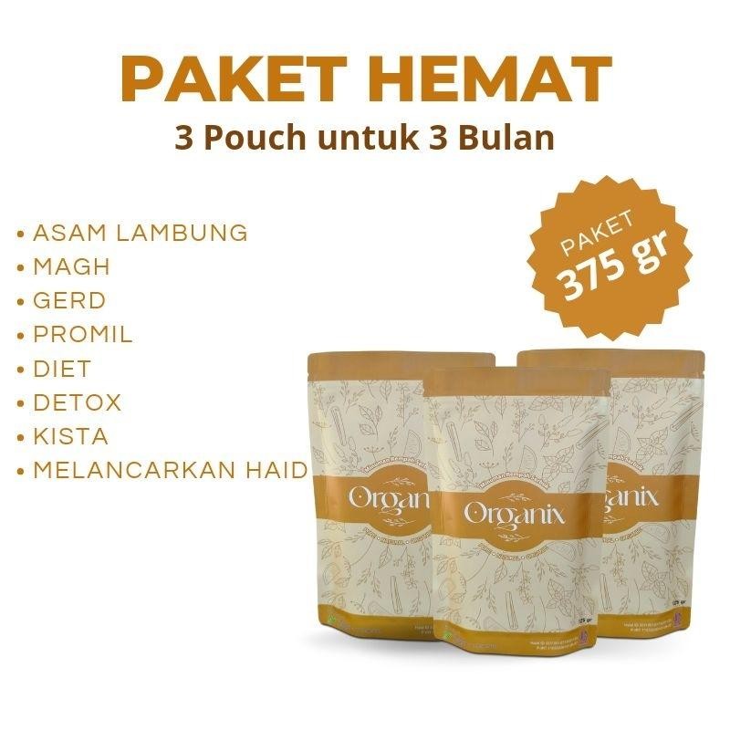 

Paket Hemat Ramuan Organix Herbal Asam Lambung Maag Gerd Diet Detox Promil Ramuan Cinta Jsr Organik New Best Quality 100% Original