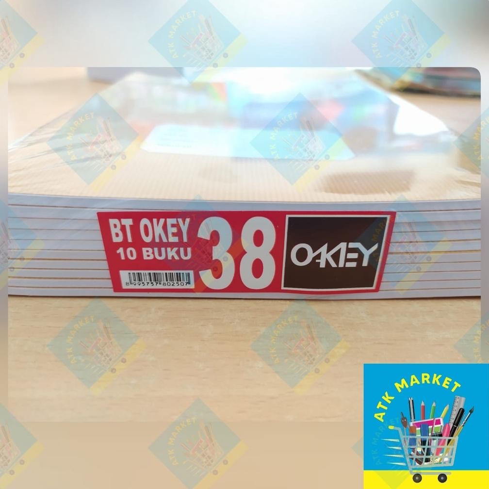 

(PACK) Buku Tulis Kwarto OAKEY 38 lbr (KIKY grup)