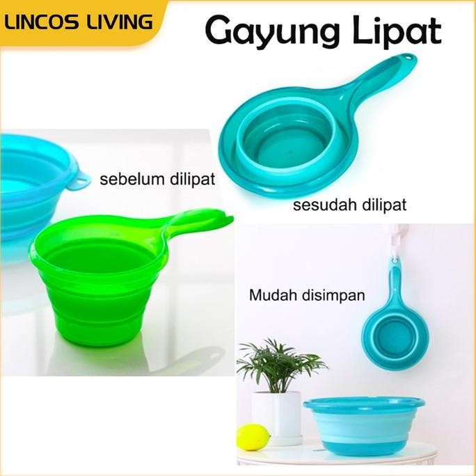 Gayung Air Lipat Foldable Traveling Camping