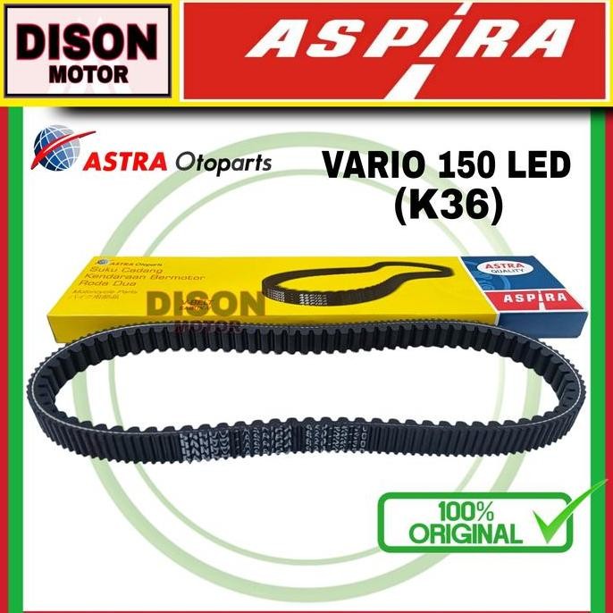 Vanbelt aspira vario 150 esp led K36 original vbelt bando astra otoparts Motor Asli RESTOCK!