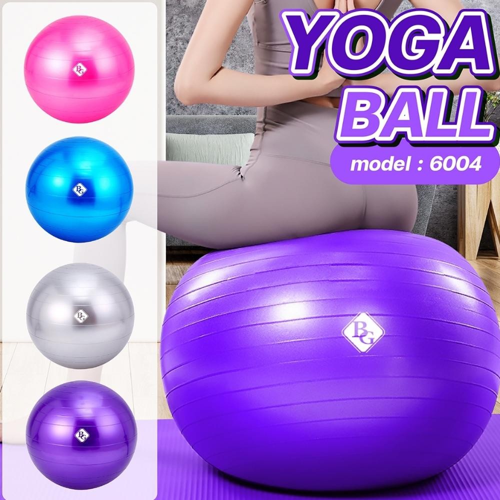 YOGA GYM BALL BOLA YOGA ALAT OLAHRAGA BOLA FITNESS PURPLE