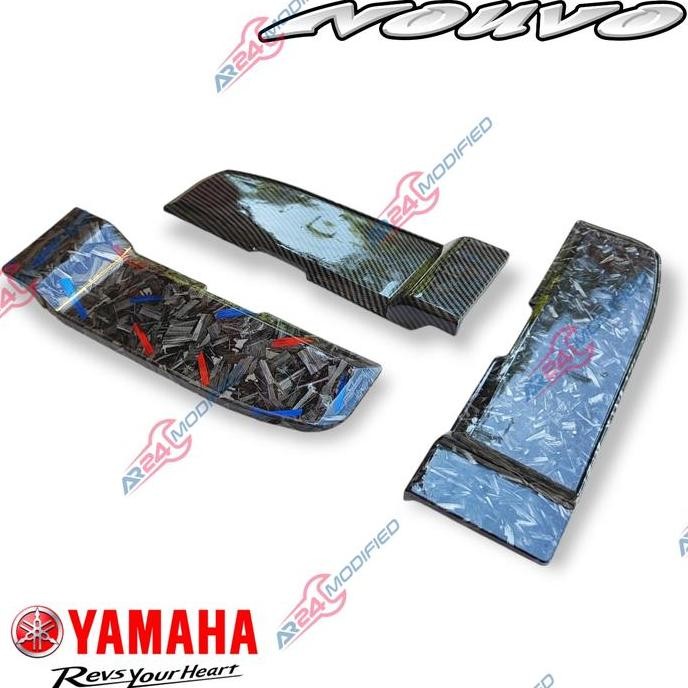 Cover Tutup Tatakan Atas CVT Nouvo Z Lele Carbon WTP Original MURAH