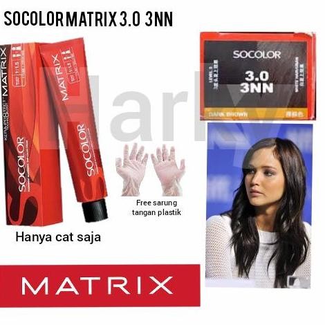 Cat Matrix Socolor 3.0 3NN Dark Brown Pewarna Rambut (cat saja)