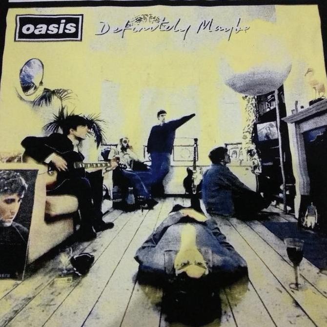 BARU kaos band OASIS DEFINITELY MAYBE / Premium Tshirt oasis vintage