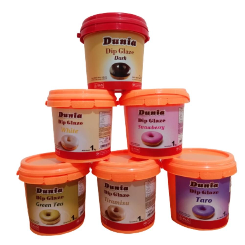

Viral Dunia Dip Glaze Eco 1Kg All Variant / Topping Donat Glaze Murah Gd-324