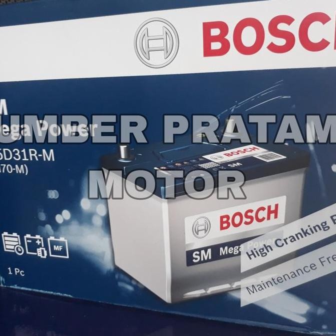 Aki mobil bosch N70M 65D31R accu mobil 65AH aki kering