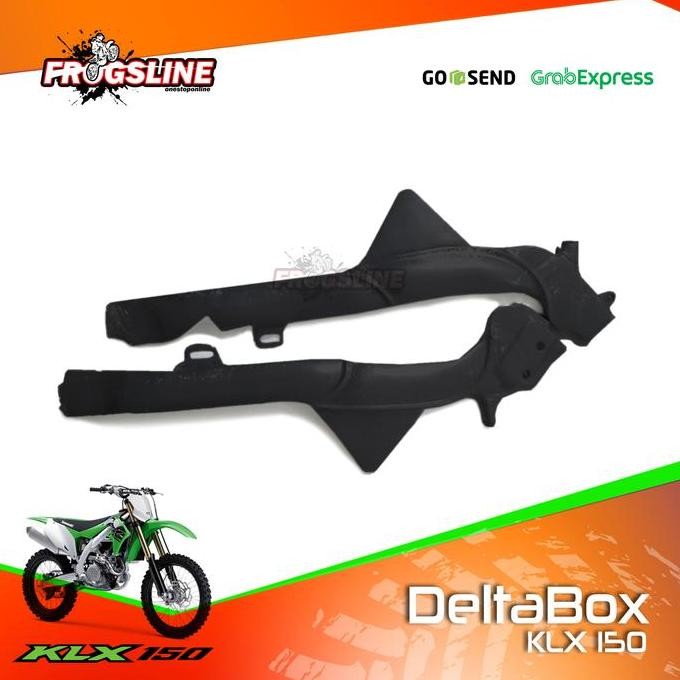 DeltaBox KLX 150 - Deltabox Alumunium Silver KLX DTracker 150 MURAH