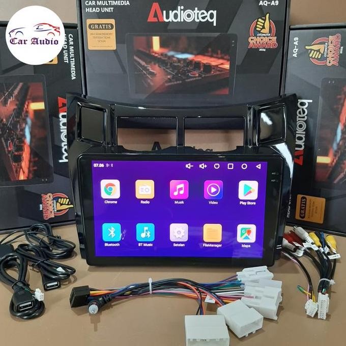 ready  Head Unit Android 9 inch Yaris Bakpao atau Yaris Lele Yaris 2006-2012