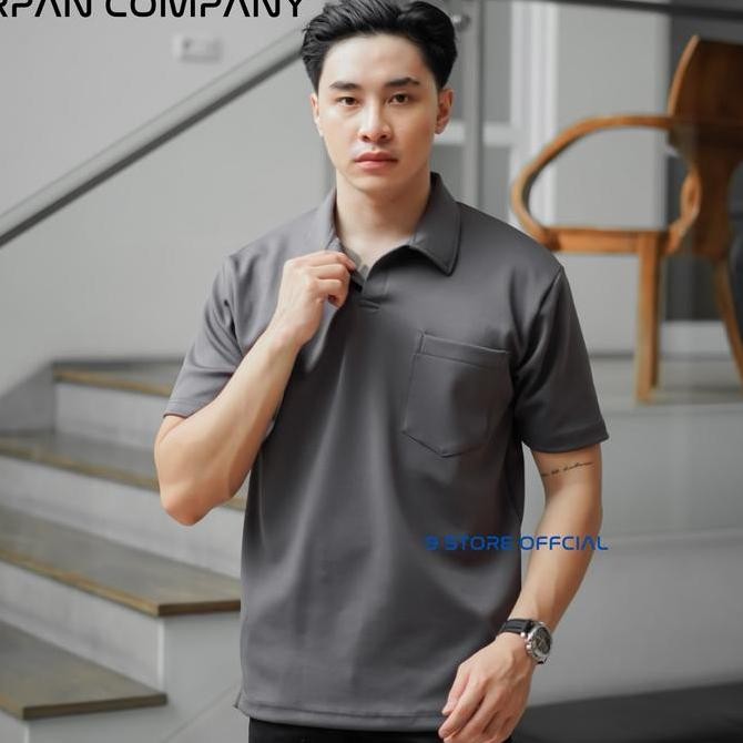 BARU Polo Shirt SCUBA / Baju Polo Kerah SCUBA Spandek / Shirt Polo Pria.