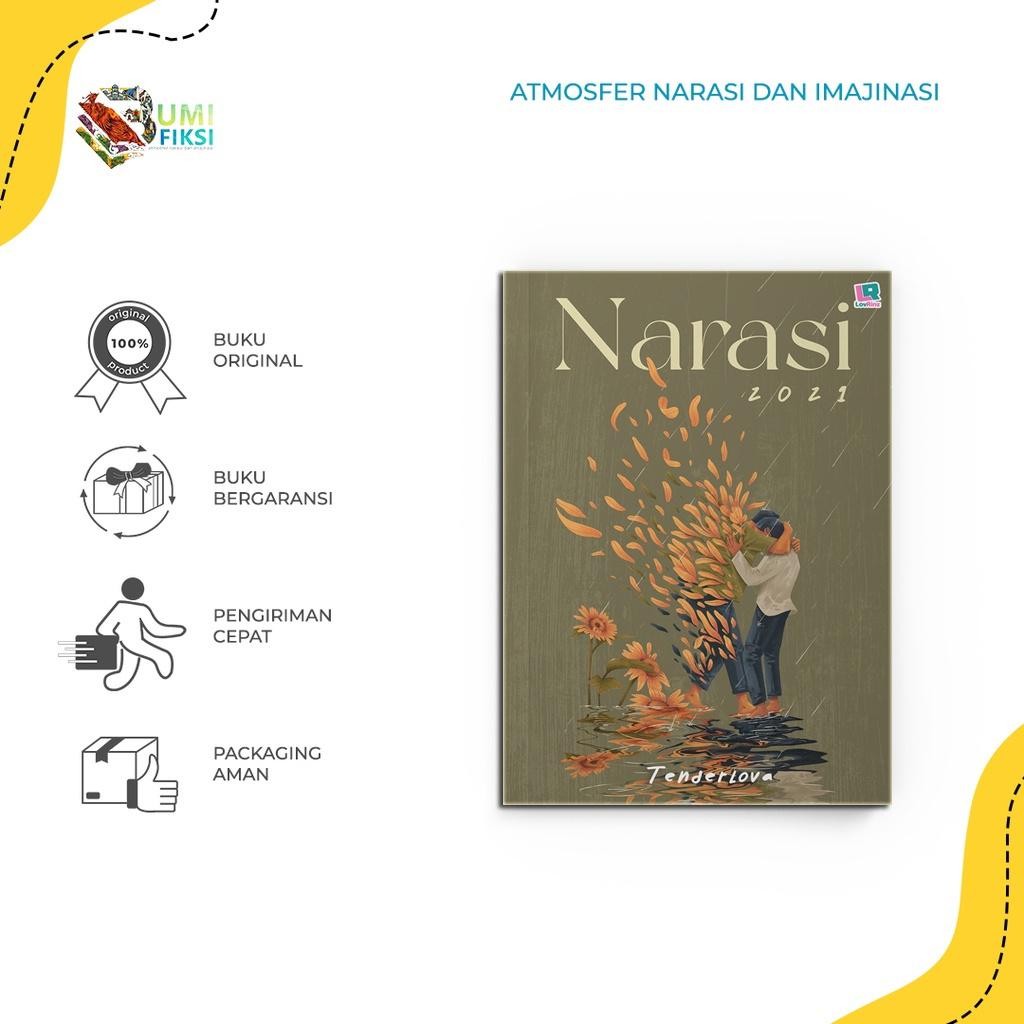 Buku Buku Novel - Narasi 2021 - Tenderlova ,Wani & Binar - Lovrinz  - Bumifiksi Terlaris Best Qualit