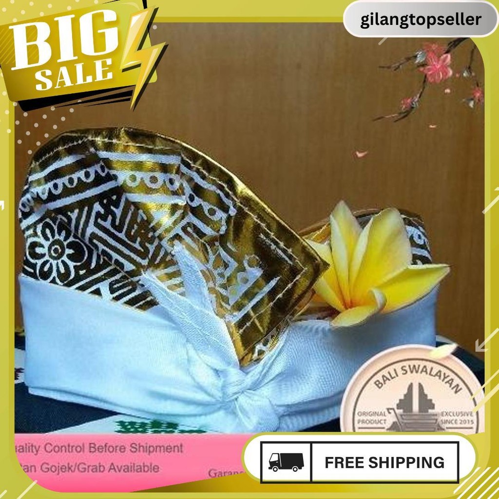 Udeng Bali Murah | Udeng Pria | Udeng Asli Bali | Ikat Kepala | Khas Bali 6.6