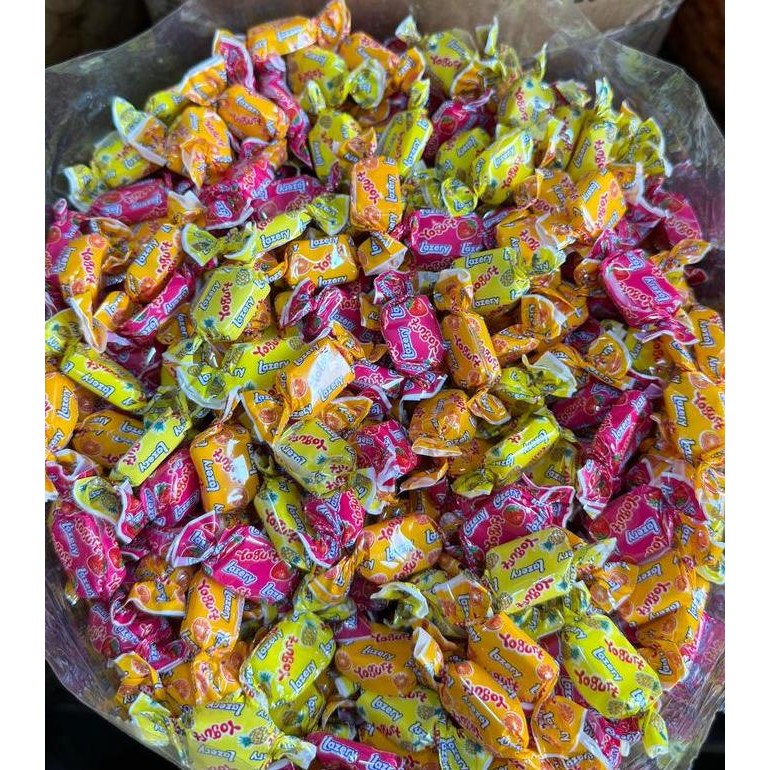 

Permen Lazery Mirip Sugus / Permen Mix Rasa Buah-Buah / Permen Susu Yogurt Buah 250Gr