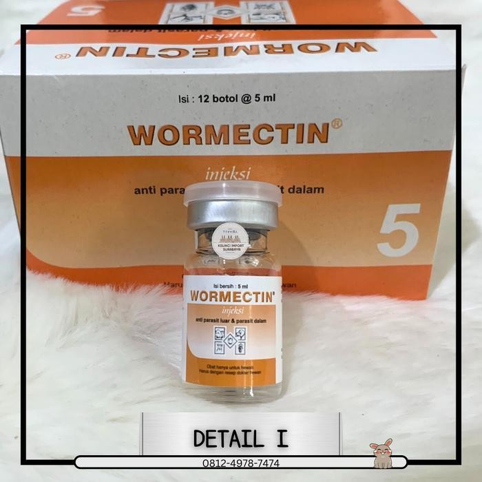 Wormectin Obat Injeksi Parasit Untuk Hewan