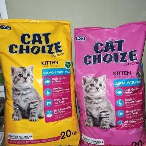 CAT CHOIZE KITTEN 20KG PAKAN KUCING CAT CHOIZE KITTEN TUNA SALMON 20KG