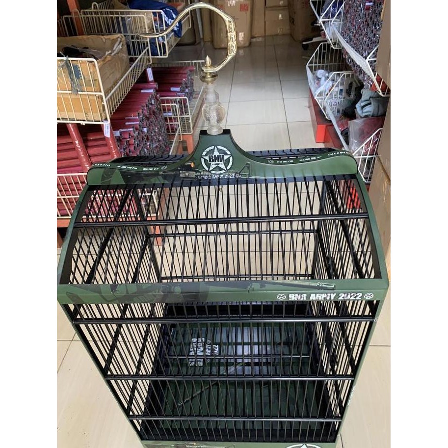 SANGKAR KANDANG KOTAK BNR ARMY BLACK GOLD BARU 2022 NO 1 DAN 2