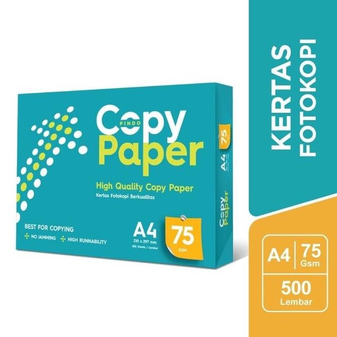 

Kertas HVS A4 75Gram / Kertas HVS Copy Paper A4 / Kertas Fotocopy A4