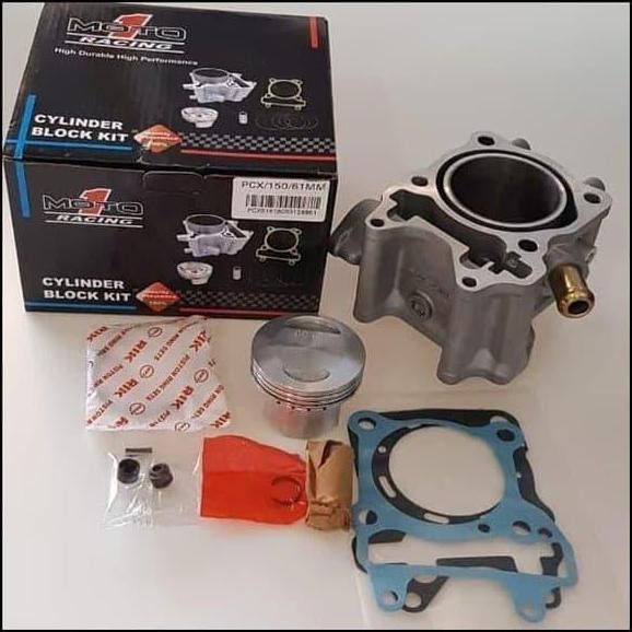 BLOK MOTO1 RACING PAKET BORE UP VARIO 125 VARIO 150 PCX 150 61MM ORIGINAL DAN TERPERCAYA