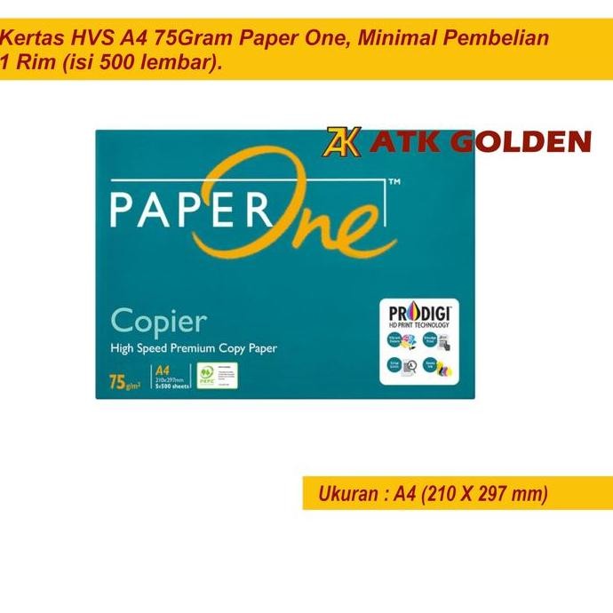 

Kertas HVS Paper One A4 75gr