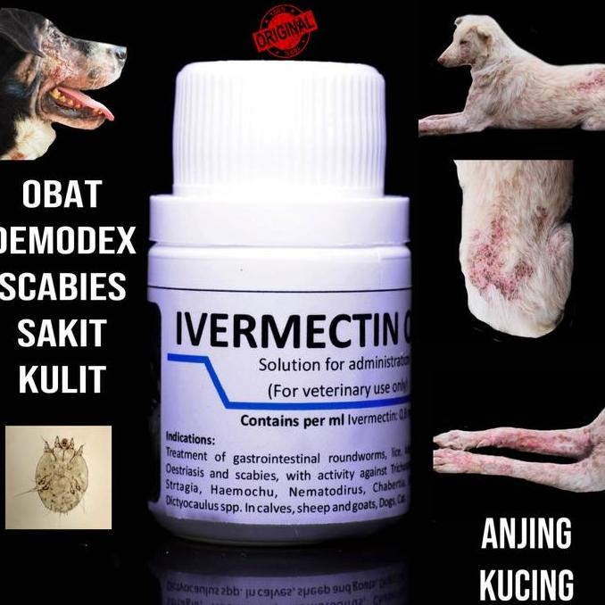 Terlaris Ivermectin Oral Obat Sakit Kulit,Demodex,Gatal Gatal Anjing Dan Kucing