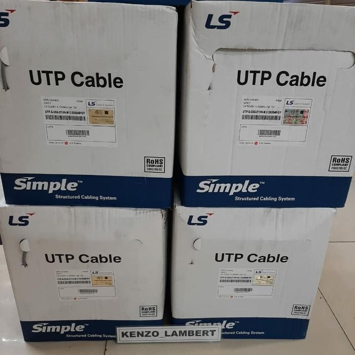 Kabel Lan Utp Cat 6 Ls / Kabel Utp Cat 6 Ls Original Dan Terpercaya
