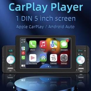 Termurah Essgoo Headunit Carplay 5 Inci Bluetooth Android Single Din Mobil