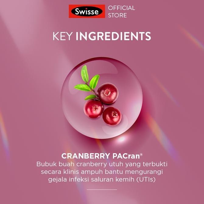 Swisse Ultiboost Cranberry - Multivitamin & Suplemen Saluran Kemih