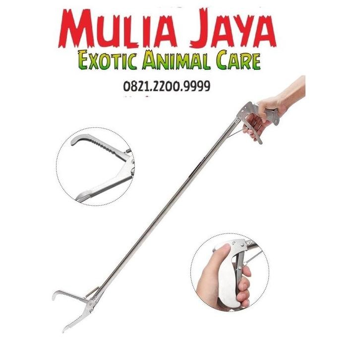 

Terlaris 150Cm Penjepit Ular Penangkap Ular Tongkat Ular Grab Stick Snake Tongs