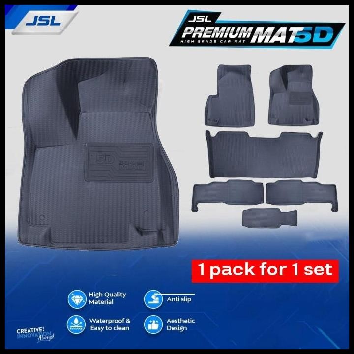 Terbaru All New Rush Terios Karpet Mobil 5D Jsl Mat Model Diamond