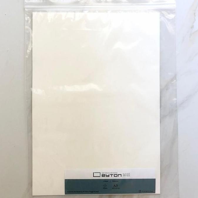 

leyton watercolor paper cellulose 300gsm A3 5 lembar