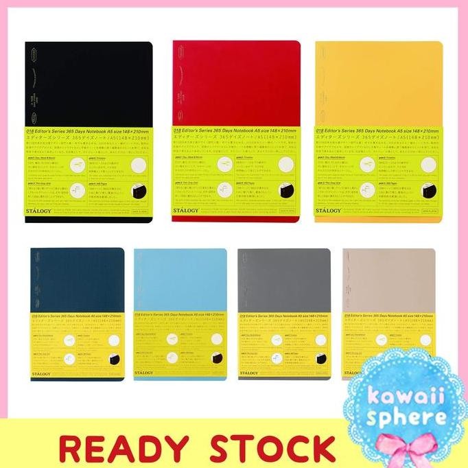 

New Product - Stalogy 365 Day Notebook | A5 /B5 /A6/B6 | Reg /Limited Colors | Ready Kiarastoreku